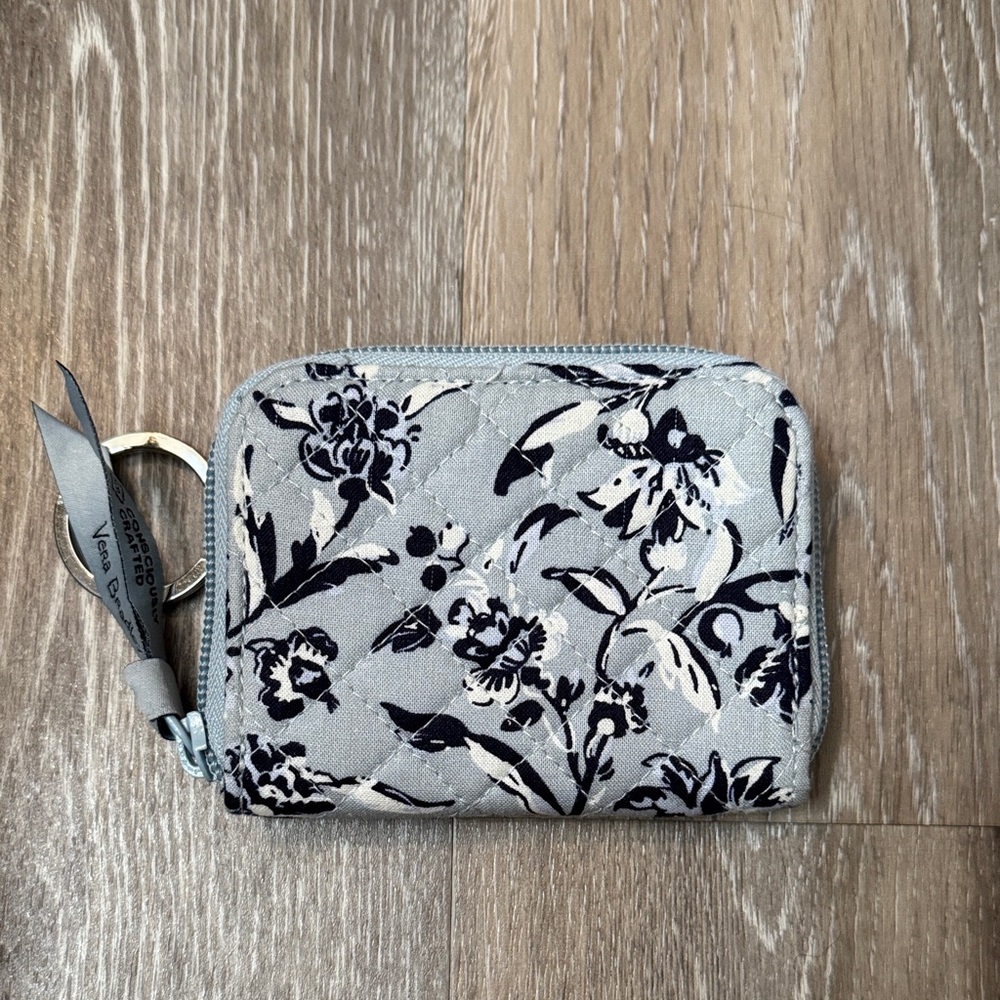 Vera Bradley Gray Floral Wallet